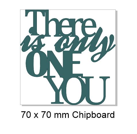 there is only one you 100x100mm  Pack of 5